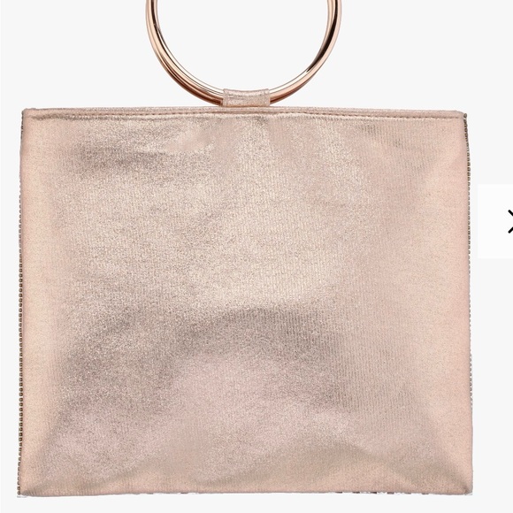 Elegant Pink Rhinestone Clutch by Nina - Picture 2 of 4